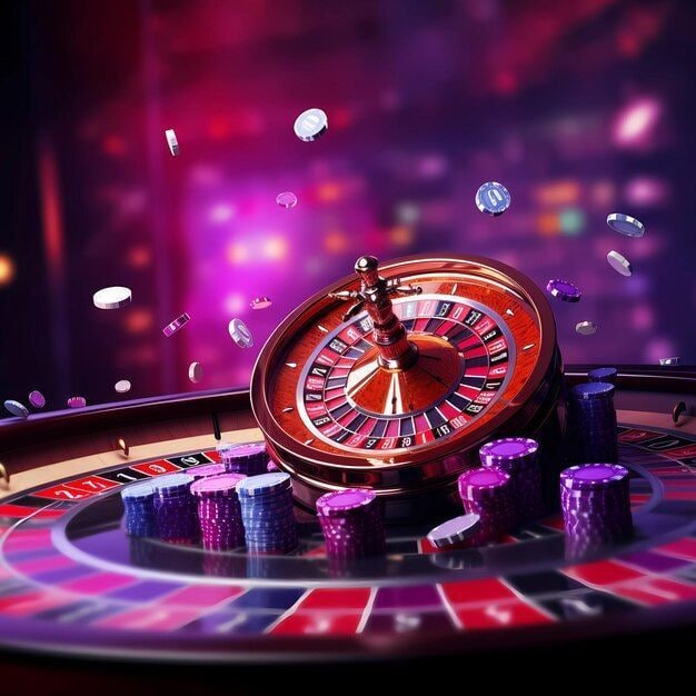 Tampilan tabel American Roulette di semanggitoto dengan tata letak taruhan dan roda roulette