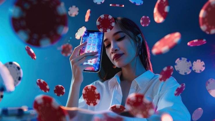 Layar utama aplikasi Android semanggitoto menampilkan menu permainan, taruhan olahraga, dan saldo akun